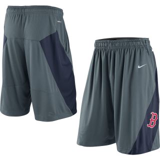 NIKE Mens Boston Red Sox AC Dri Fit Training Shorts   Size: Medium, Grey