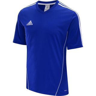 adidas Mens Estro 12 Short Sleeve Soccer Jersey   Size: Xl, Cobalt/white