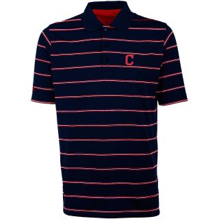 Antigua Cleveland Indians Mens Deluxe Short Sleeve Polo   Size: Large,