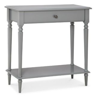 Console Table: Threshold Turned Leg Console Table   Gray