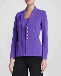 Womens Angelique Four Button Jacket   Misook   Purple (X LARGE (14/16))