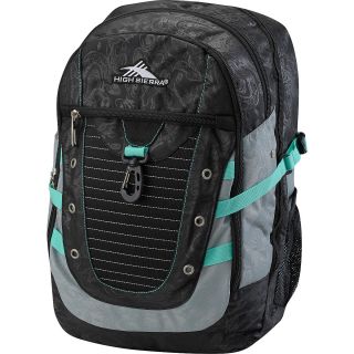 HIGH SIERRA Tactic Backpack, Black/silver