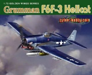 Cyber Hobby 1/72 Grumman F6F 3 Hellcat   Wing Tech Series: Toys & Games