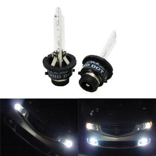 iJDMTOY 6000K Ultra White D2S HID Xenon Headlights Replacement Bulbs: Automotive