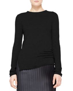 Womens Long Sleeve Cashmere Silk Pullover   Alexander Wang   Sweatshirt (X 