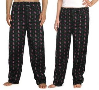 Pink Flamingos FLAMINGO Pajama Lounge Pants Lg  Size LARGE Scrubs for College   NCAA Collegiate Unique Apparel Gifts and Gift Ideas for Man Men Him Her Women Ladies Students Merchandise: Clothing