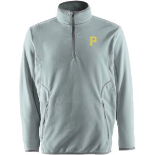 Antigua Pittsburgh Pirates Mens Ice Pullover   Size: Large, Silver (ANT PIR