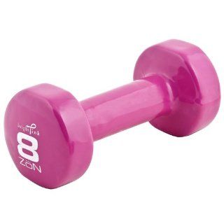 ZoN Pink Dumbbell, 8 Pound (Sold Individually) : Sports & Outdoors
