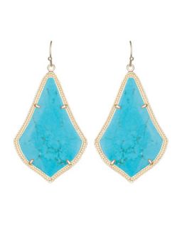 Alexandra Earrings, Turquoise   Kendra Scott   Turquoise