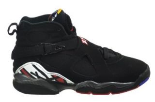 Air Jordan 8 Retro (GS) "Playoff" Big Kids Basketball Shoes Black/Varsity Red White Bright Concord Shoes