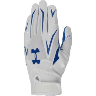 UNDER ARMOUR Youth F4 Football Receiver Gloves   Size: L, White/black