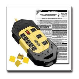 Tripp Lite TLM812GF 8 Outlet Safety Power Strip with GFCI Plug and Metal Housing 12ft Cord, OSHA Yellow: Electronics
