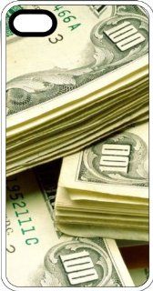 Stack Of Hundred Dollar Bills Cash Money Cheddar White Plastic Case for Apple iPhone 4 or iPhone 4s Cell Phones & Accessories