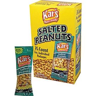 Kars Salted Peanuts, 2 oz. Bags, 24 Bags/Box