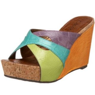 Coconuts by Matisse Women's Winward Wedge,Green Multi,5 M US: Shoes