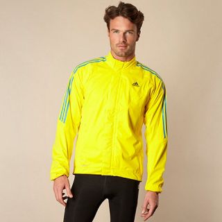 adidas Adidas yellow Climaproof cycling tour rain jacket