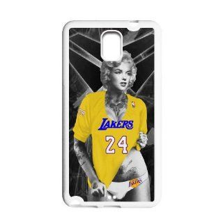 Marilyn Monroe with Los Angeles Lakers Kobe Bryant Purple shirt Case Cover for Samsung Galaxy Note 3 N900: Cell Phones & Accessories