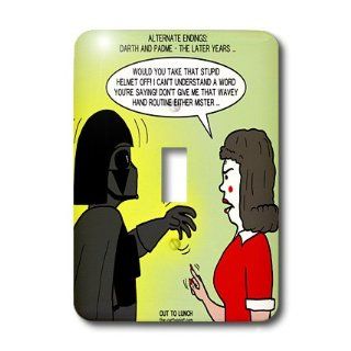 lsp_38590_1 Rich Diesslins Funny General Cartoons   Star Wars Alternate Endings   Darth Vader and Padme the later years   Light Switch Covers   single toggle switch   Single Switch Plates  