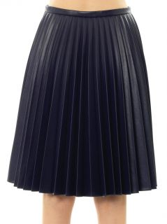 Fully pleated faux leather skirt  J.W. Anderson  MATCHESFASH