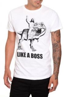 Jesus T Rex Like A Boss T Shirt Size : X Small at  Mens Clothing store