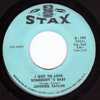 I Got To Love Somebody's Baby/Just the One I've Been Looking For (VG 45 rpm): Music