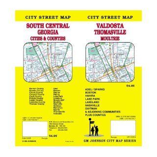 Valdosta / Thomasville / Moultrie / South Central Georgia Street Map: GM Johnson & Associates Ltd.: 9781897152508: Books