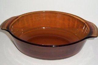 Anchor Hocking Amber 1.5 Qt. Casserole (Looks Like Visions Cookware) : Everything Else
