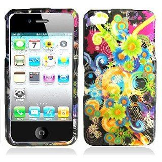 Cuffu   Rainbow   Apple iPhone 4 Case Cover + Screen Protector (Universal 8 cm x 6 cm Customize your own LCD protector! Great for any electronic device with LCD display!) Makes Perfect Gift In Only One LOWEST Shipping Rate $2.98   Goes With Everyday Style 
