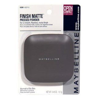 Maybelline Finish Matte Pressed Powder, Ivory   1 ea : Face Powders : Beauty