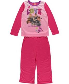 One Direction "What Makes You Beautiful" 2 Piece Pajamas   pink, 6: Clothing