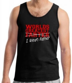 World's Greatest Farter I Mean Father Tank Top: Clothing