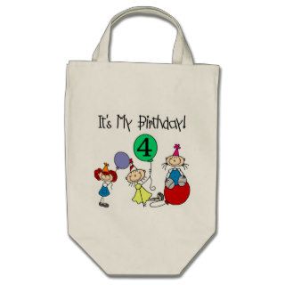 4th Stick Kids Party Birthday Tshirts and Gifts Bag