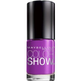 Maybelline New York Color Show Nail Lacquer, Fuchsia Fever, 0.23 Fluid Ounce  Nail Polish  Beauty