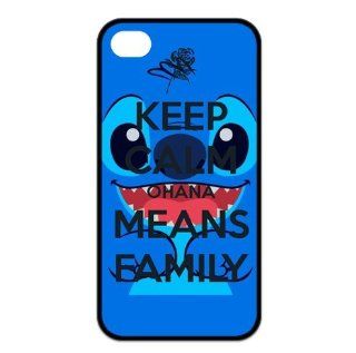 FashionCaseOutlet Ohana Means Family Lilo and Stitch TPU Cases Accessories for Apple iphone 4/4s: Cell Phones & Accessories