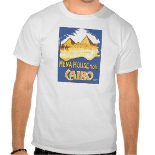 Vintage Cairo Egypt Travel Poster Art Shirt