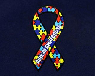Small Autism Ribbon Magnet: Kitchen & Dining
