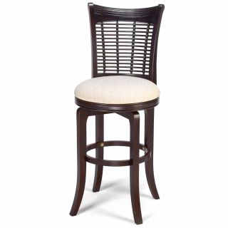 Hillsdale Bayberry 24 Inch Wicker Swivel Counter Stool   Bar Stools