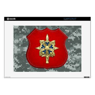 [300] Military Intelligence Branch Insignia 15" Laptop Skin