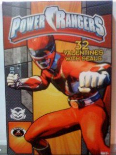 Might Morphin Power Ranger Valentines 32 Card with Seals : Office Products : Office Products
