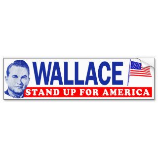 1968 George Wallace "Stand Up For America" Bumper Bumper Stickers