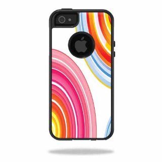 MightySkins Protective Vinyl Skin Decal Cover for OtterBox Commuter iPhone 5 / 5S Case Cell Phone Sticker Skins Lollipop Swirls: Computers & Accessories