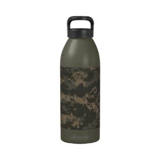 ACU Digital Camo Camouflage Water Bottles