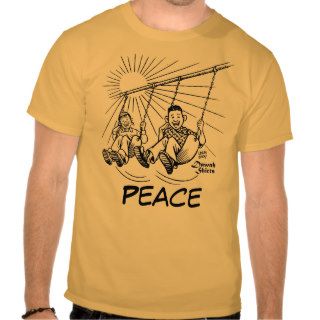 Peace  Boys on Swings Shirt