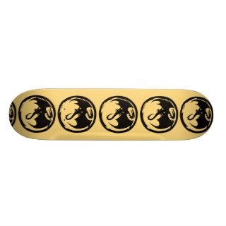 Black Dragon Gold skateboard