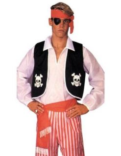 Adult Costume Pirate Kit Adult 1 Sz Halloween Costume   Most Adults: Clothing