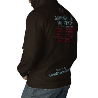 Anatomy Of The State, Custom Embroidered Zip Hoody