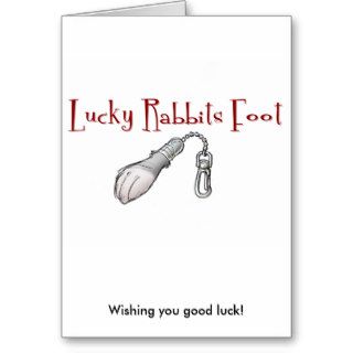Wishing you good luck! greeting cards