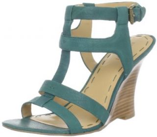 Nine West Women's Aristo Ankle Strap Sandal,Blue Green,5.5 M US: Shoes