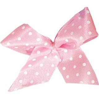 Polka Dot Ribbon Grooming Bows with Elastic Hairbands   Bag of 25   The Perfect Touch: Pet Supplies