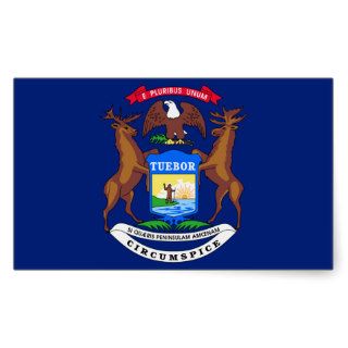 Michigan State Flag Sticker